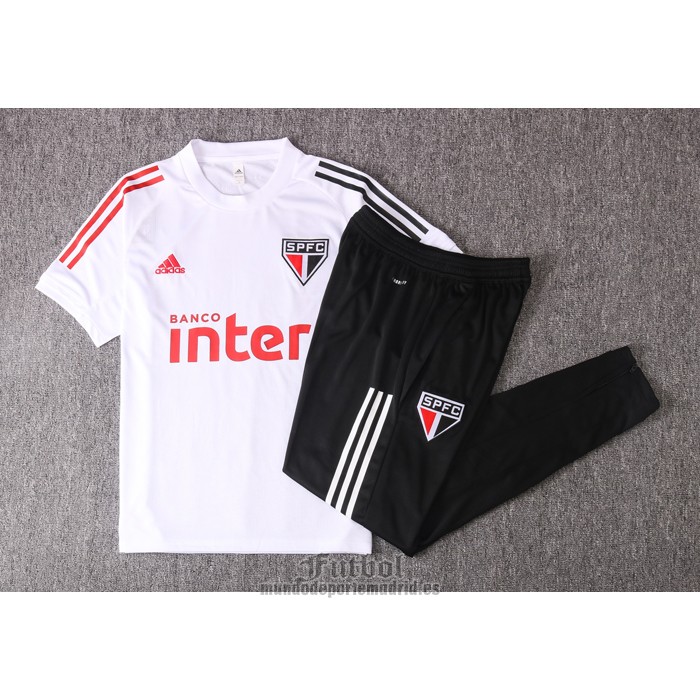 Chandal del Sao Paulo Manga Corta 2020-2021 Blanco